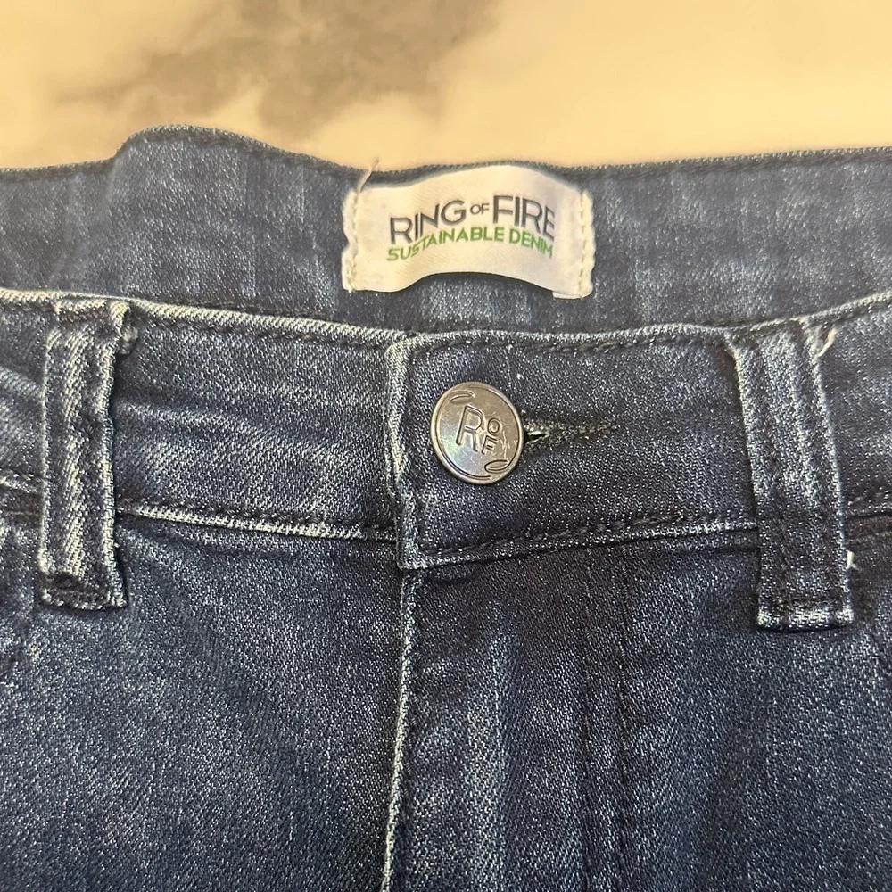 Ring of Fire Dark Blue Skinny Jeans